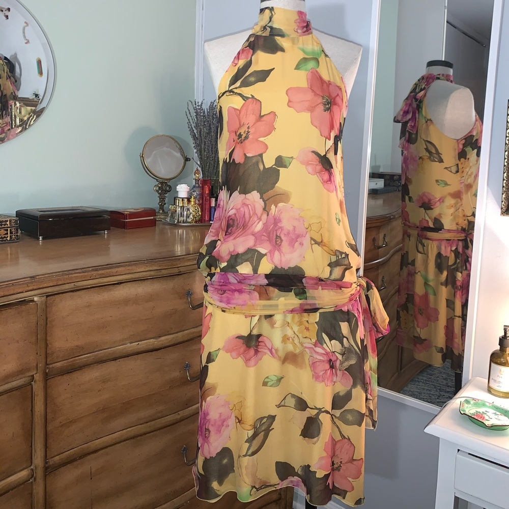 Adorable French 1920s Style Silk Dress!